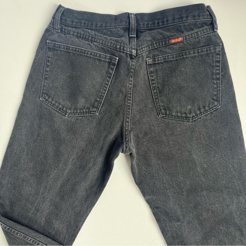 Vintage Rustler Black Denim Jeans